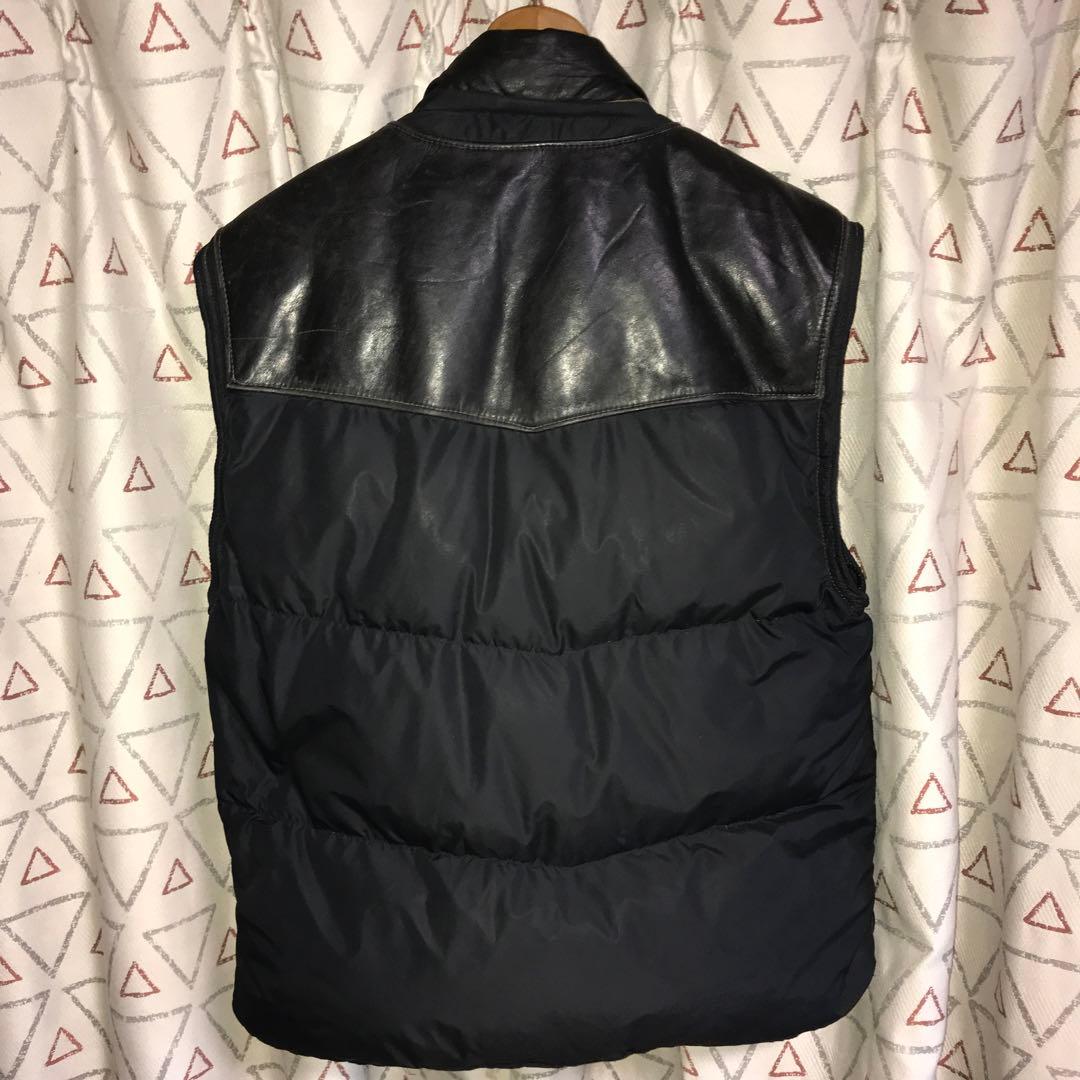 Schott レザーダウンジャケット/ベスト 2way