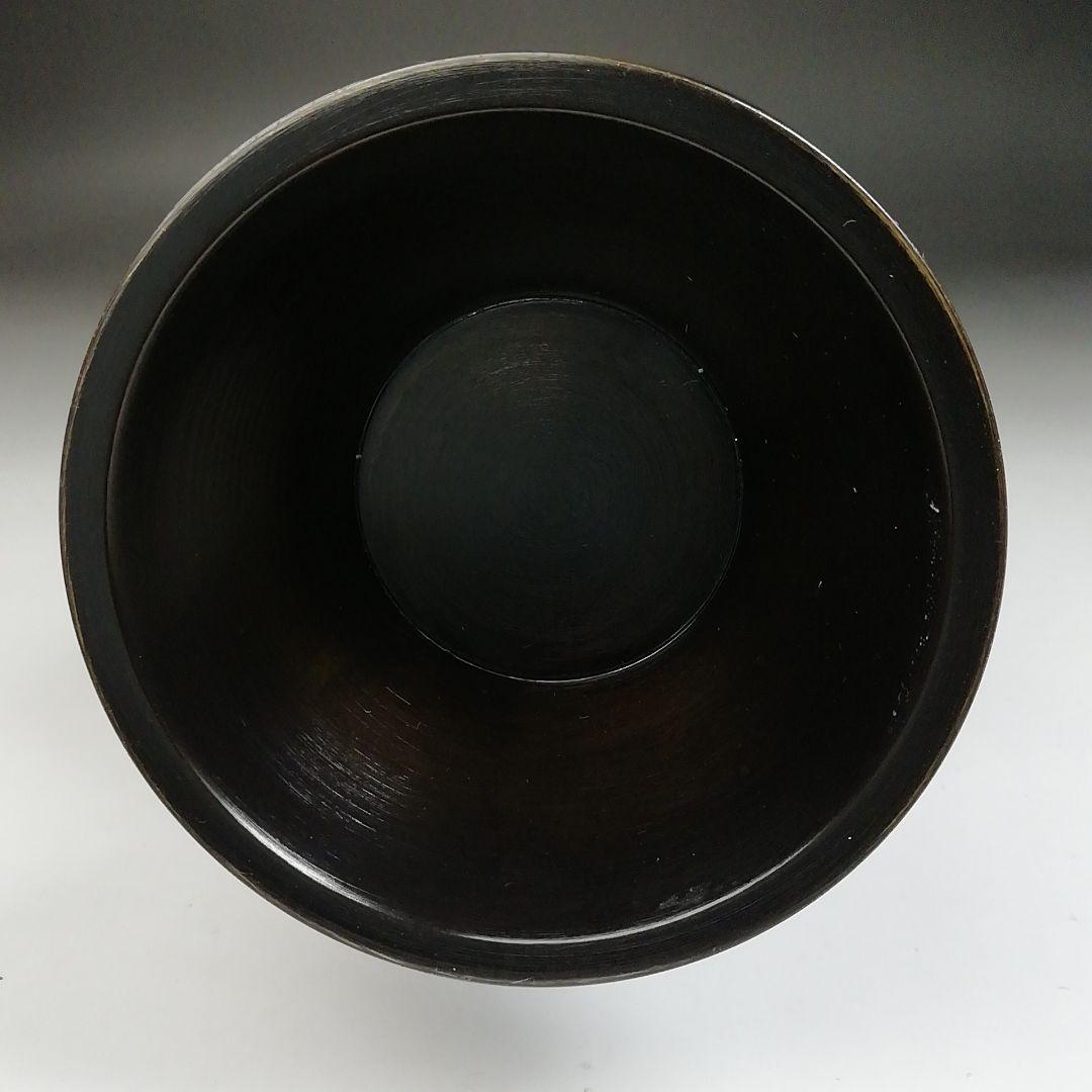 Ｔ９８７　花入　『大名物写　鶴一声　花入』『鋳物師　金森彦兵衛 造』　共箱　花器