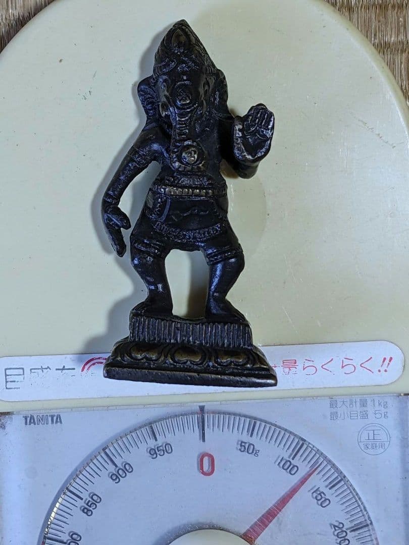 ♢仏教美術 インド 古仏 ガネーシャ 仏像 銅製 コレクション骨董品