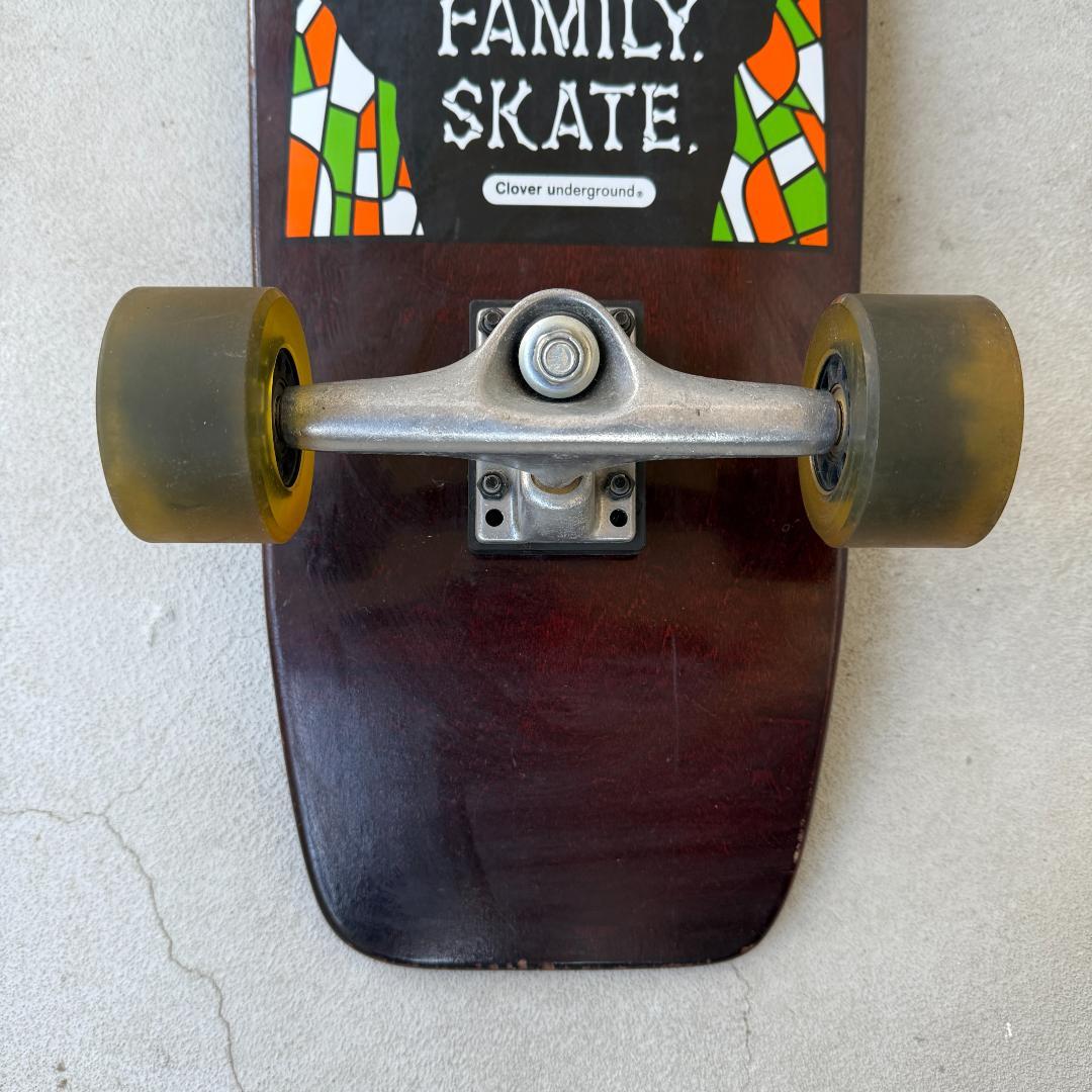 【本日限定】スケートボード ロング90cmコンプリート　キャデラックウィール