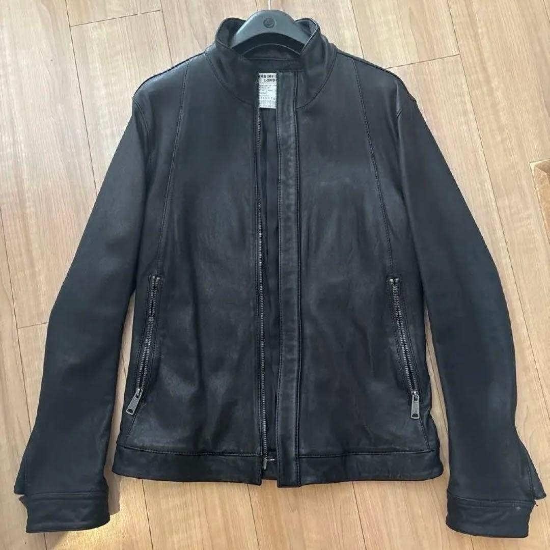 KATHARINE HAMNETT LONDONライダースレザージャケット - メルカリ