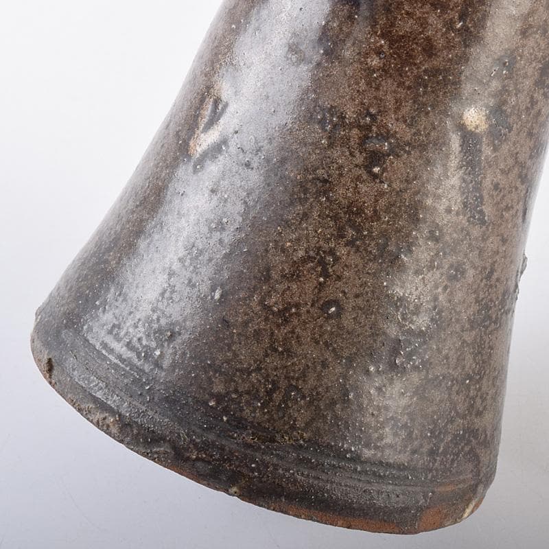 瀬戸焼 古瀬戸 織部 筒瓶 花瓶 時代箱 V R7607