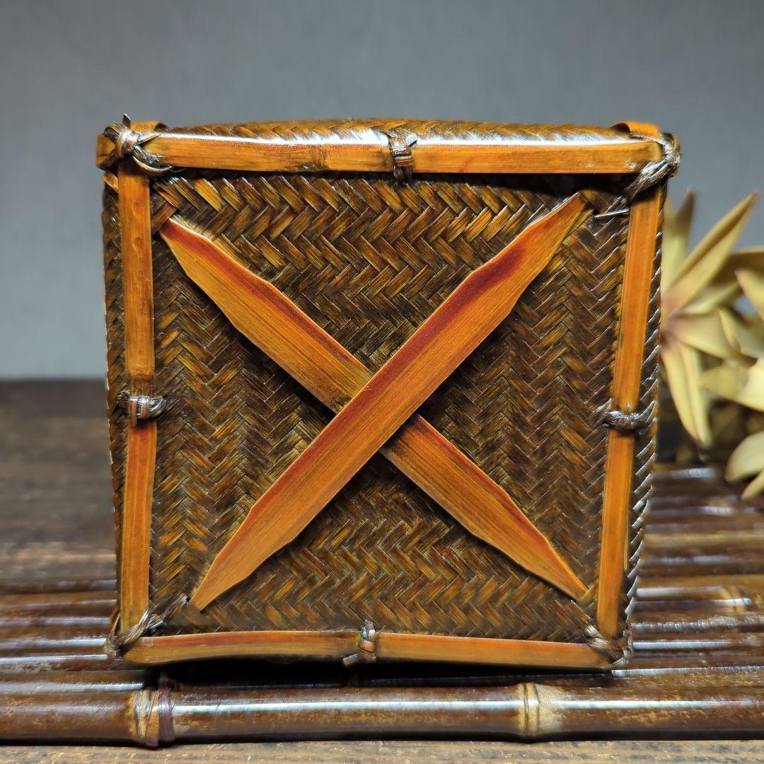 茶道具 華道具 竹細工 網代 竹籠 花籠 花器 花生け（竹製花台竹筏・