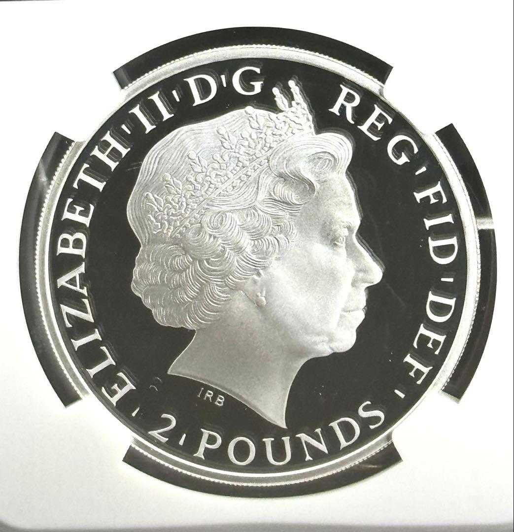 2014 イギリス ブリタニア 1オンス 銀貨 PF70UC ロイヤルミント