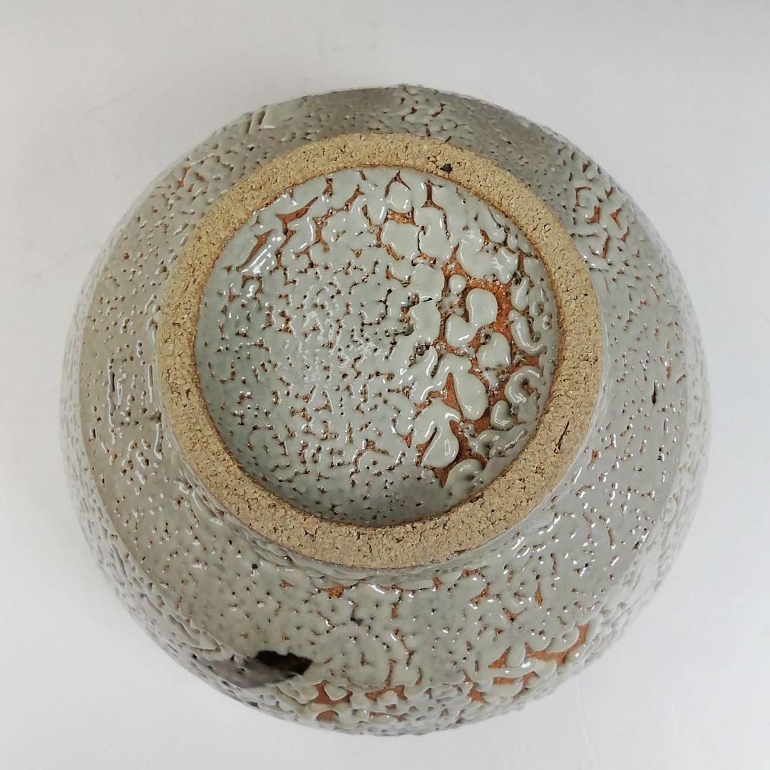 W142 茶碗 『肥前黒牟田焼』『鉄絵草花文』『丸田正美 造』 共箱