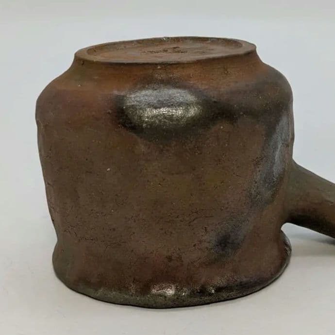 木村春芳 備前焼 手造急須 用心箱 貝摘み 煎茶器 煎茶道具 食器 た