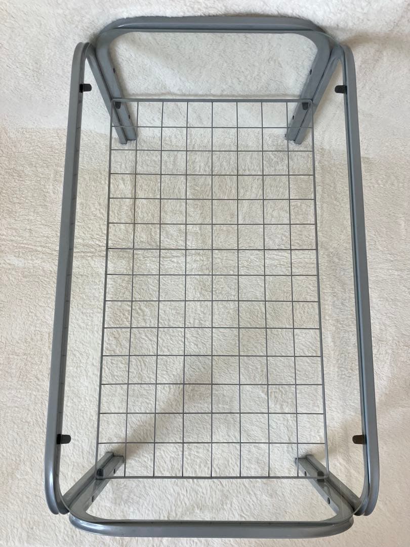 のの様専用 ガラステーブル 昭和 シルバーグレー アイアンフレーム