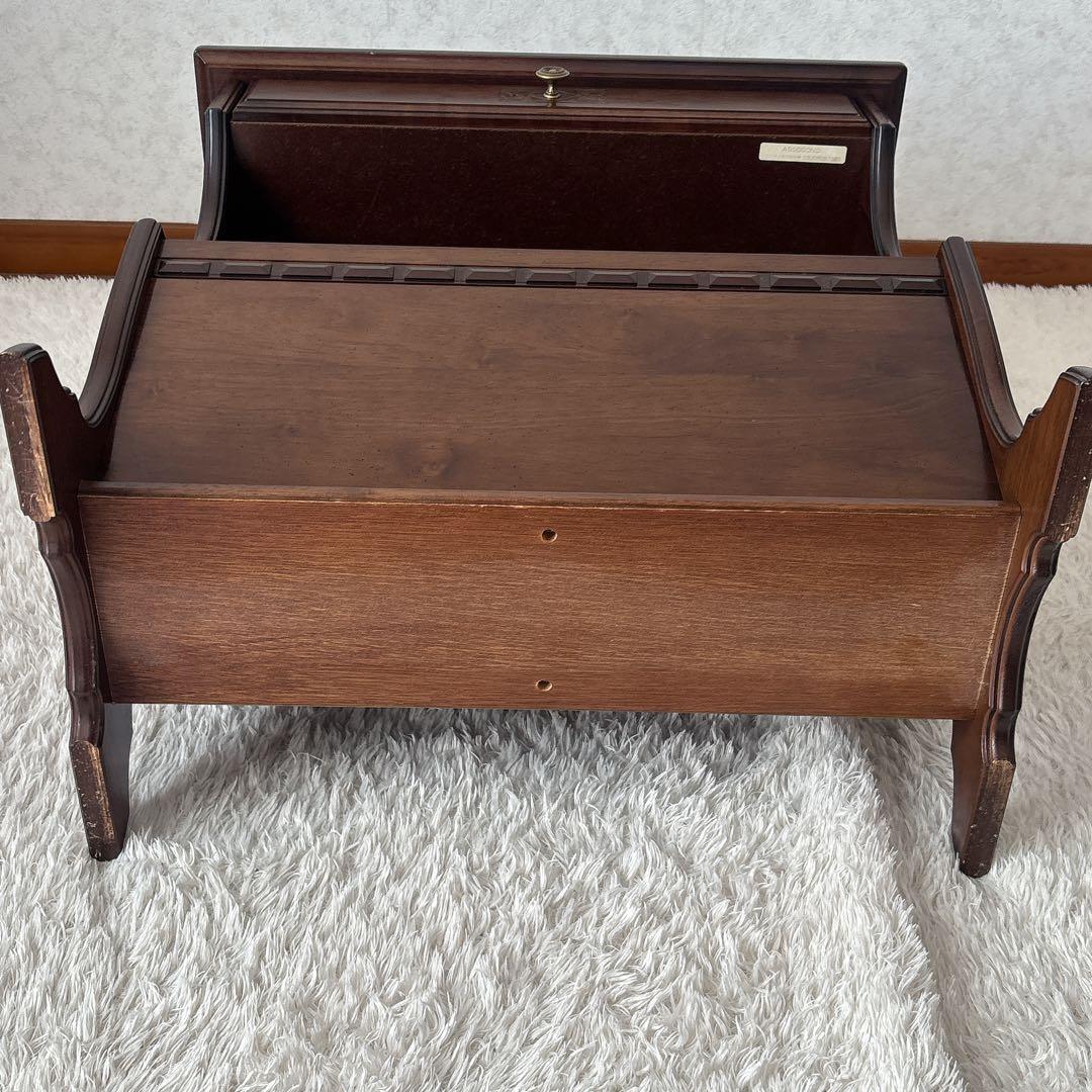 限定品】カリモクDirettore ディレトーレ 電話台 花台 引き出し 日本製