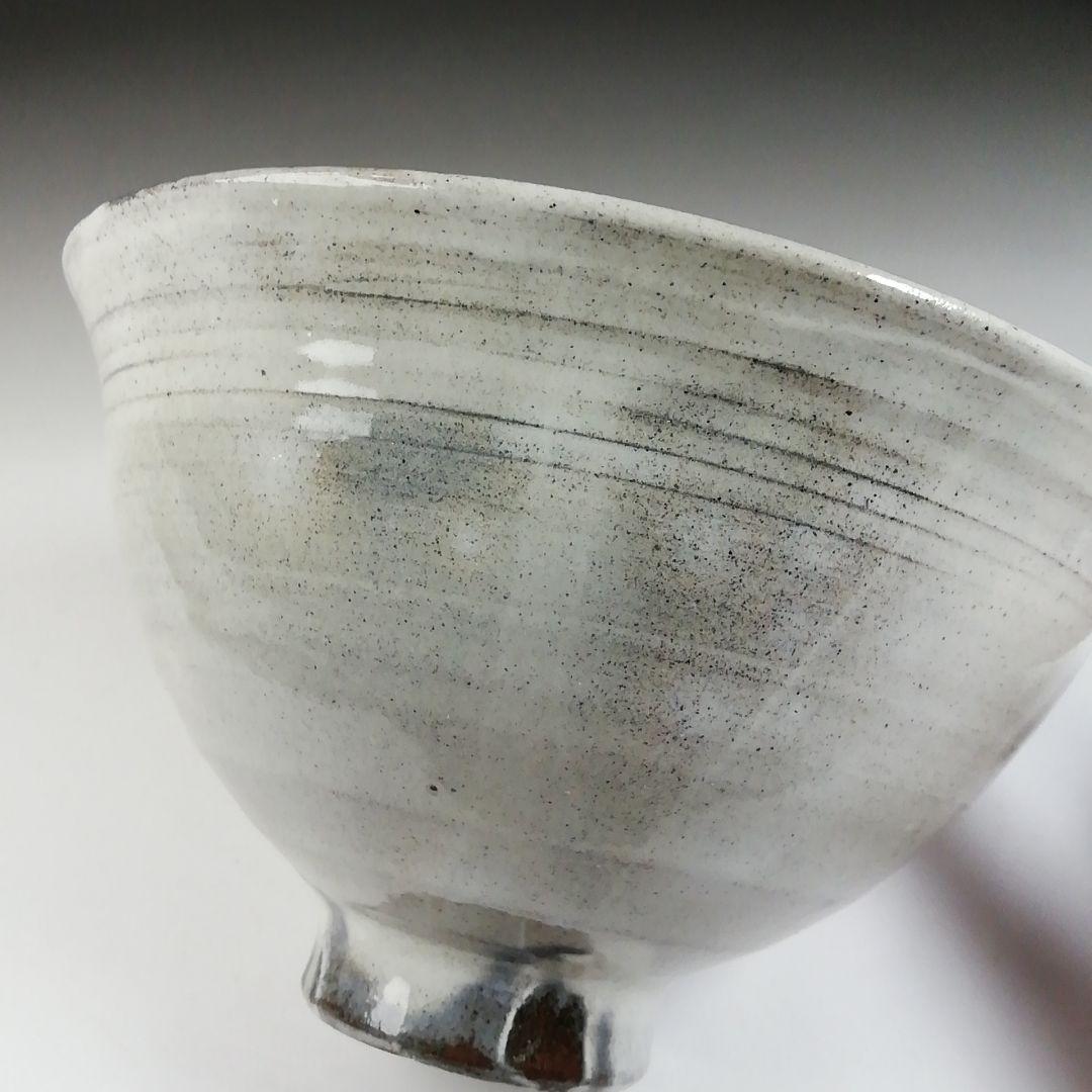 T713 茶碗 『粉引茶碗』『武さし乃窯 造』 共箱 抹茶碗 茶道具