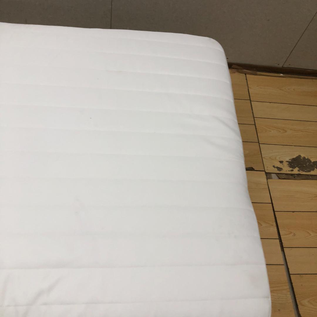 送料無料　無印良品 脚付きマットレスベッド シングル 白 250723-9