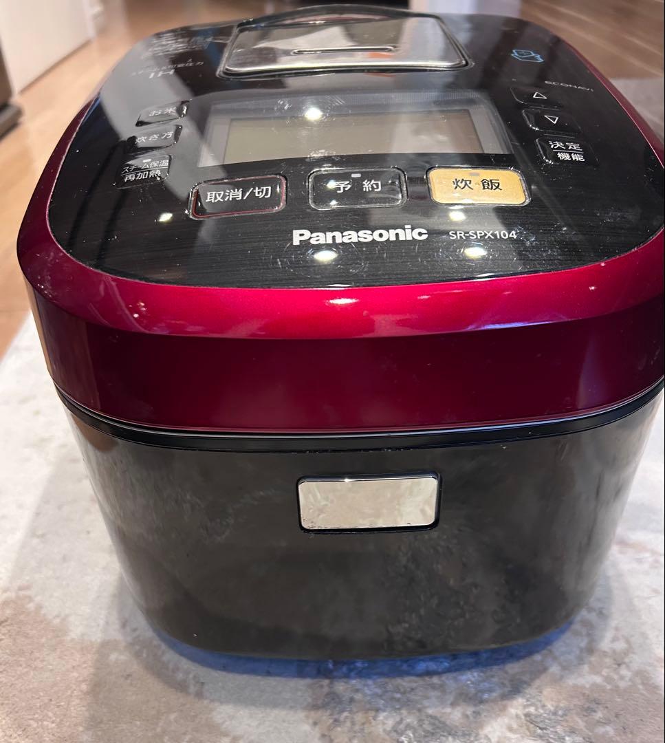 Panasonic 炊飯器 SR-SPX104 赤 - メルカリ