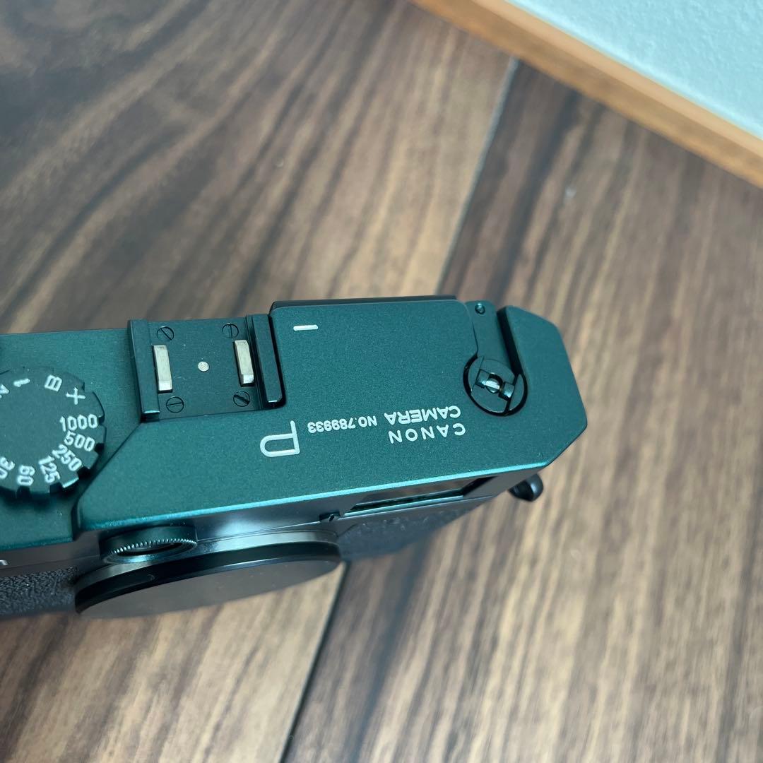 Canon P ＋ canon 50mm f1.4 L39 【グリーン】