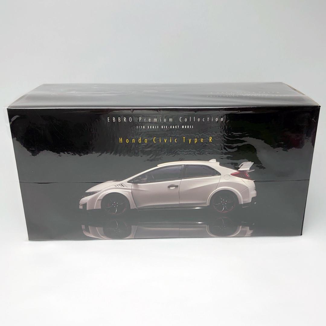 《未使用》1/18　EBBRO　ホンダ　シビック　タイプ　R　2015　白　模型