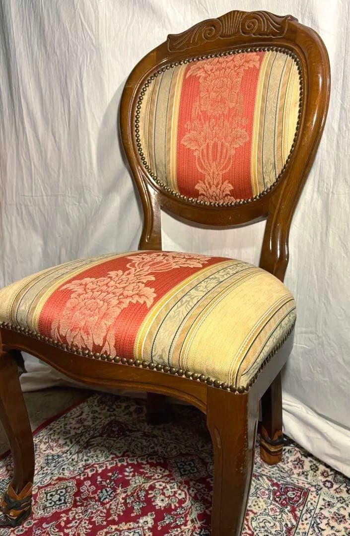 椅子ロココ調アンティーク猫脚