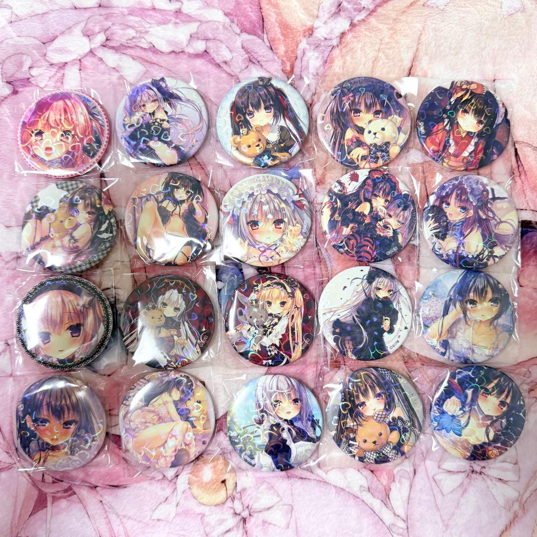 るび様　コンプリートセット20個　缶バッジ るび様 コンプリートセット20個 缶バッジ 缶バッジ 全12種