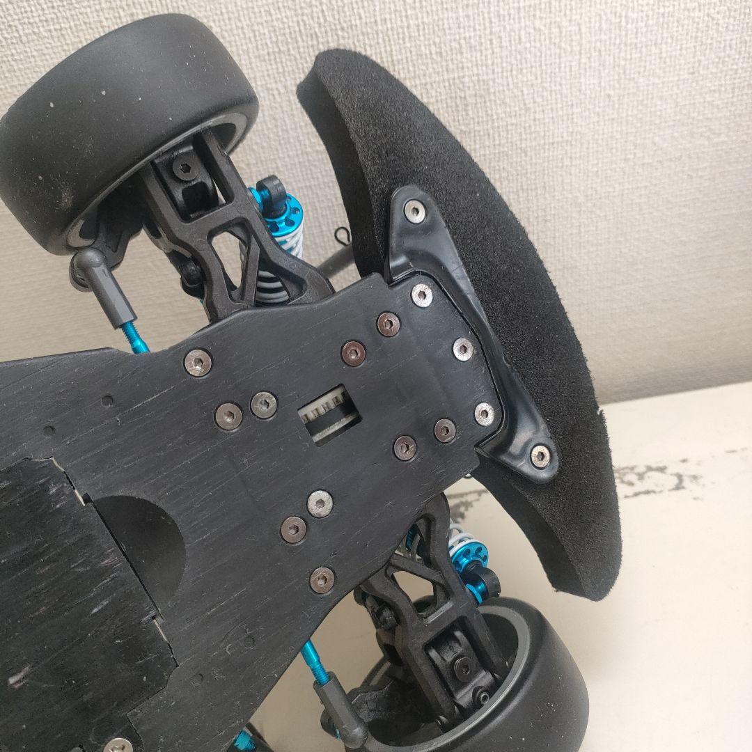 タミヤTA06シャーシ、オプション装備、日産GTRボディ付き