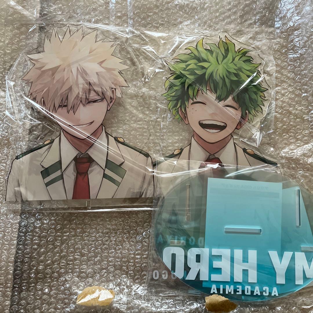 ヒロアカ アクリル GIGA フィギュア 爆豪勝己 & 緑谷出久 キャラクター