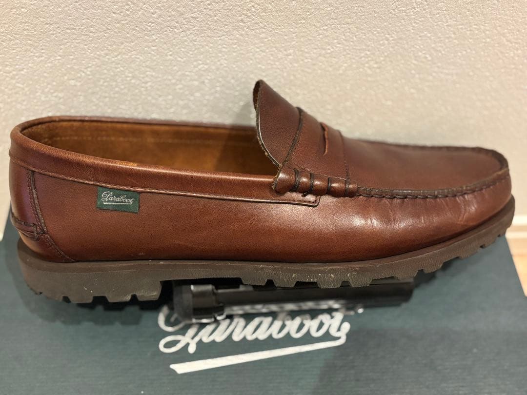 Paraboot ローファー コロー　モカシン 革靴　CORAUX