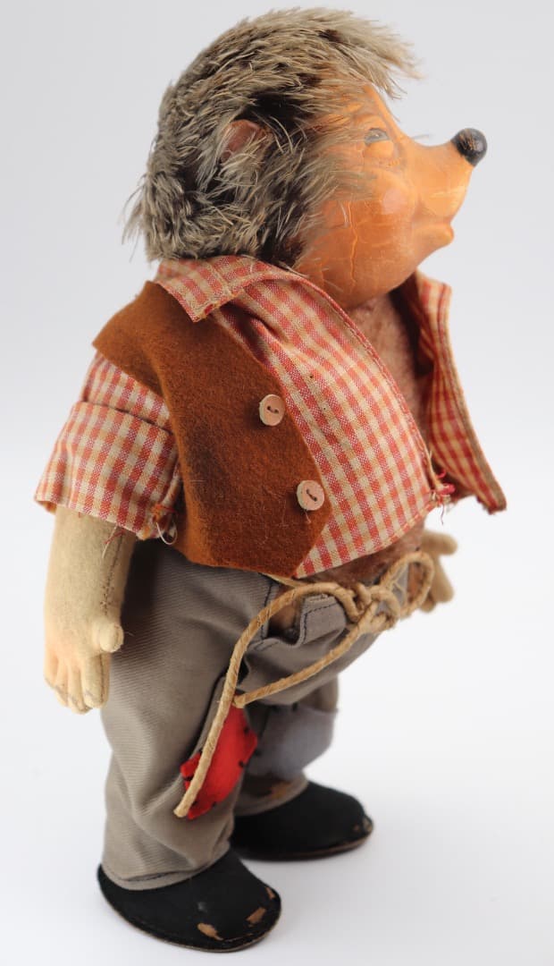 STEIFF \"MECKI\" 28cm ハリネズミのアンティークドール