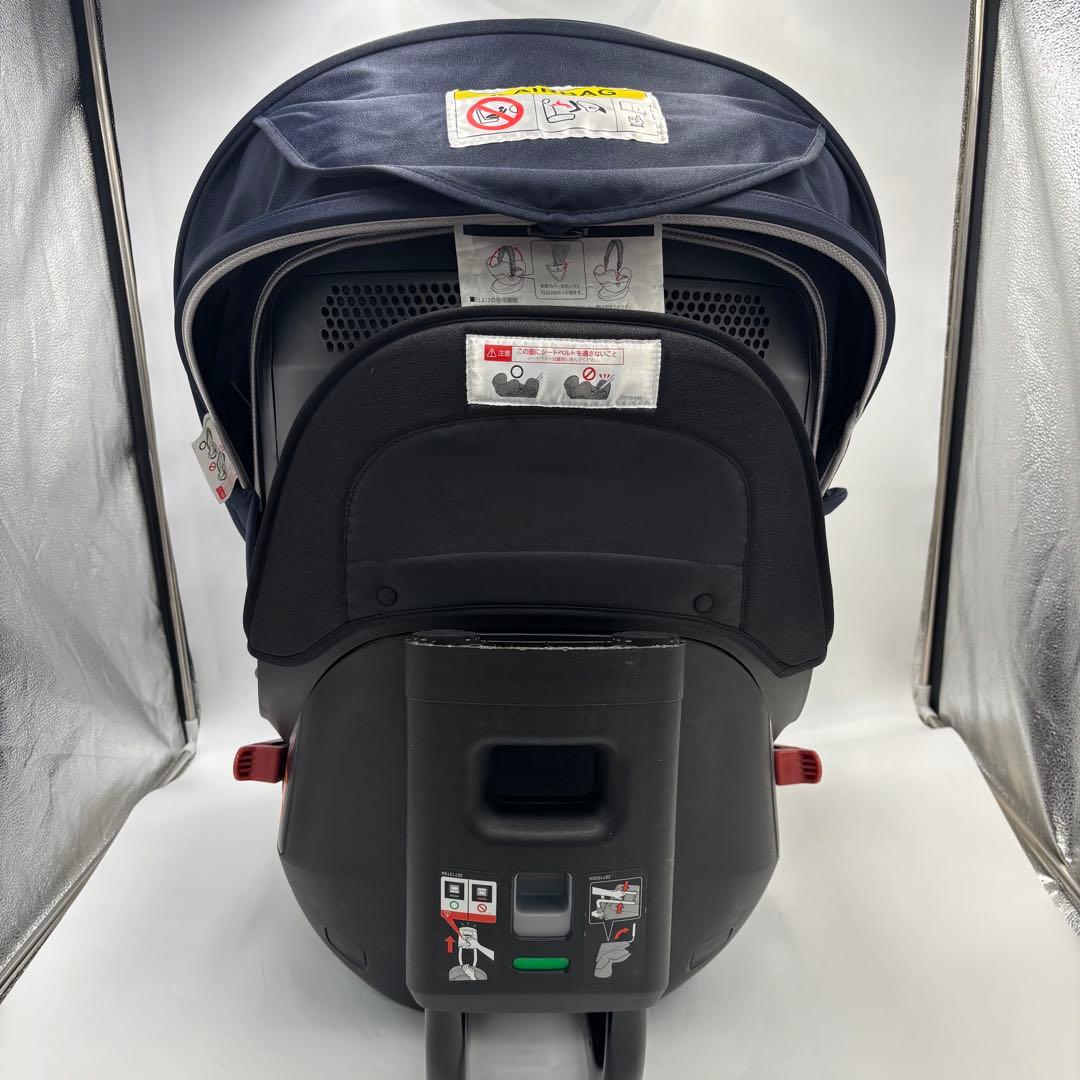 美品　エールべべ クルット4s グランス AB887 チャイルドシート　ネイビー