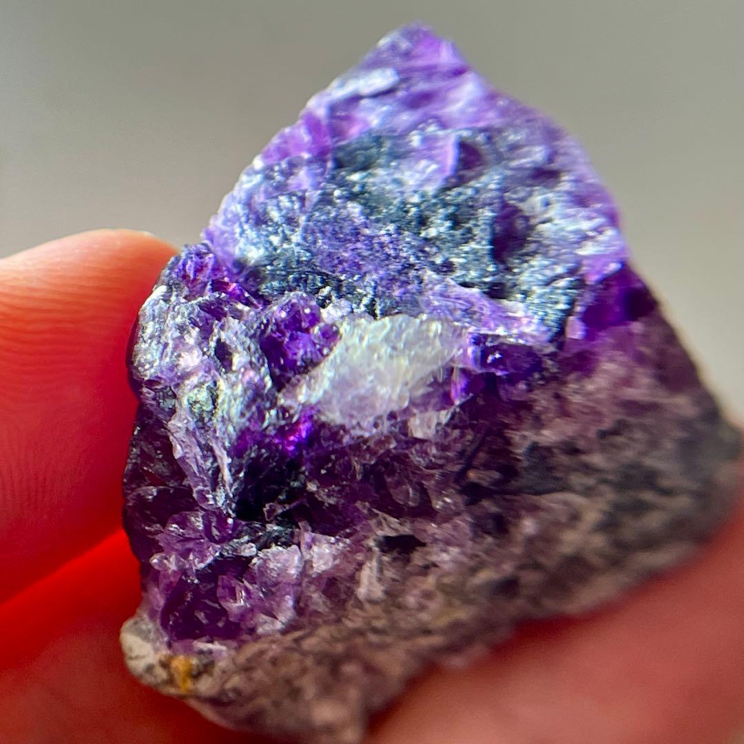 バイカラー フローライト 115.7ct 原石 パープル ブルー 鉱物 天然石