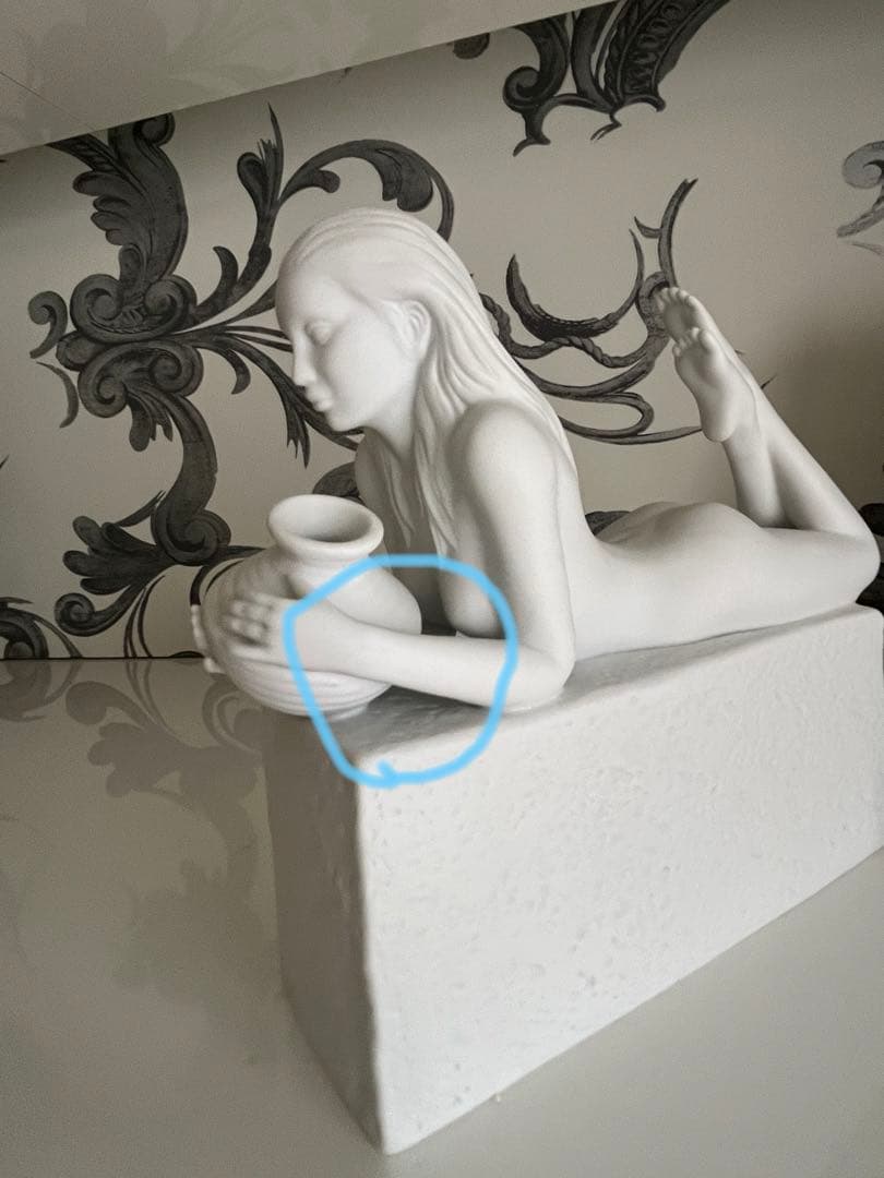 希少】ロイヤルコペンハーゲンフィギュリンアクエリアス水瓶座