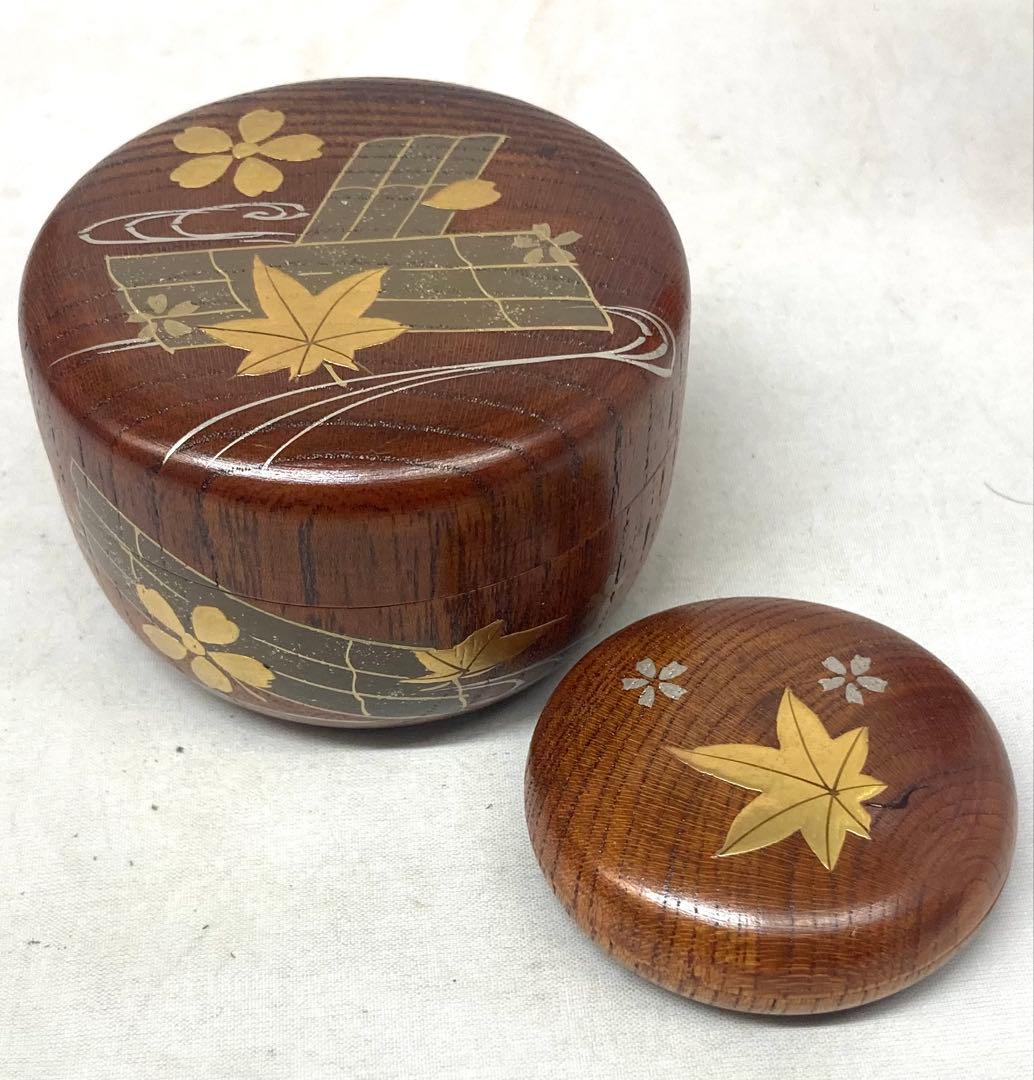 B546b 松竹梅鎌倉彫茶箱セット 13点 京焼 茶道具 内裏雛 - メルカリ