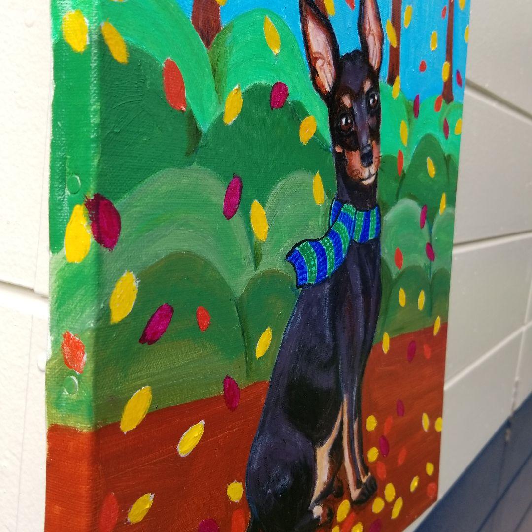 油絵　専用　秋のまあろちゃん