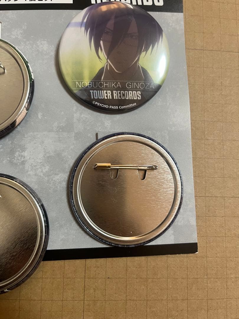 サイコパスSS タワレコカフェ 宜野座 缶バッジセット - メルカリ