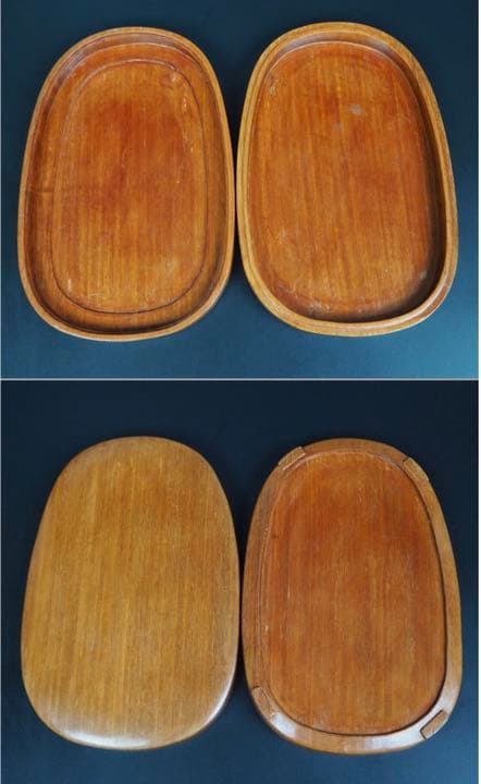 送料無料 時代物 石眼鳳月彫刻緑端渓硯 花梨箱 本物保証 中国古玩