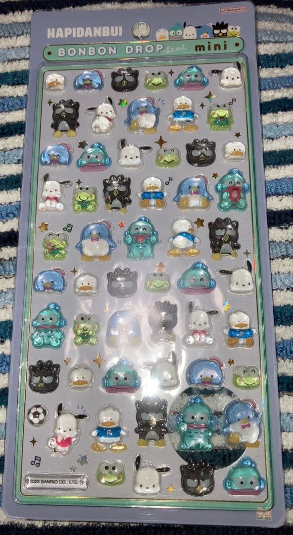 ボンボンドロップシールmini サンリオシリーズセット