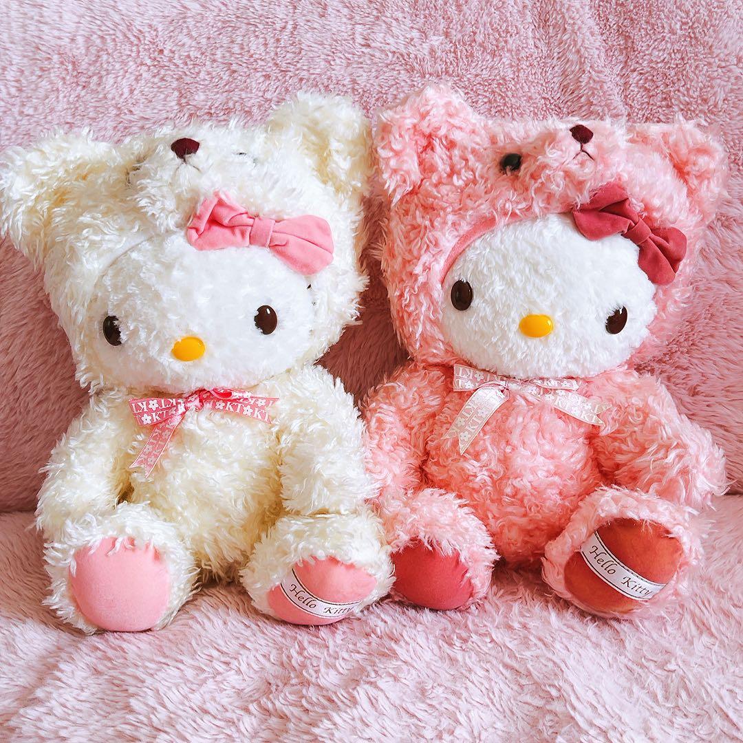 希少レア ハローキティ テディベア 変身 M 2002年製 サンリオ 平成