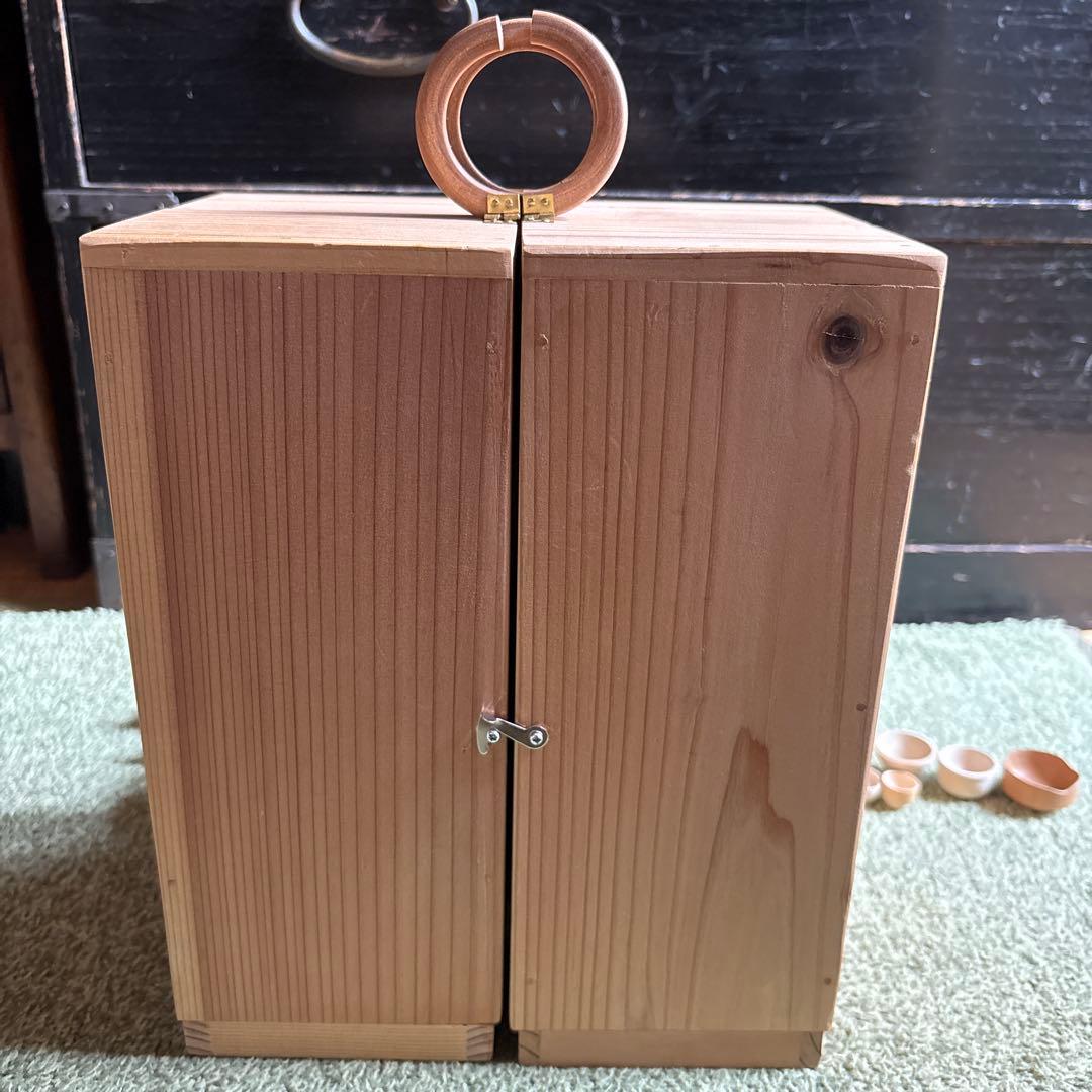 おくどさん 台所セット 台所道具一式 佐藤武志作 雛道具 おままごと 木地