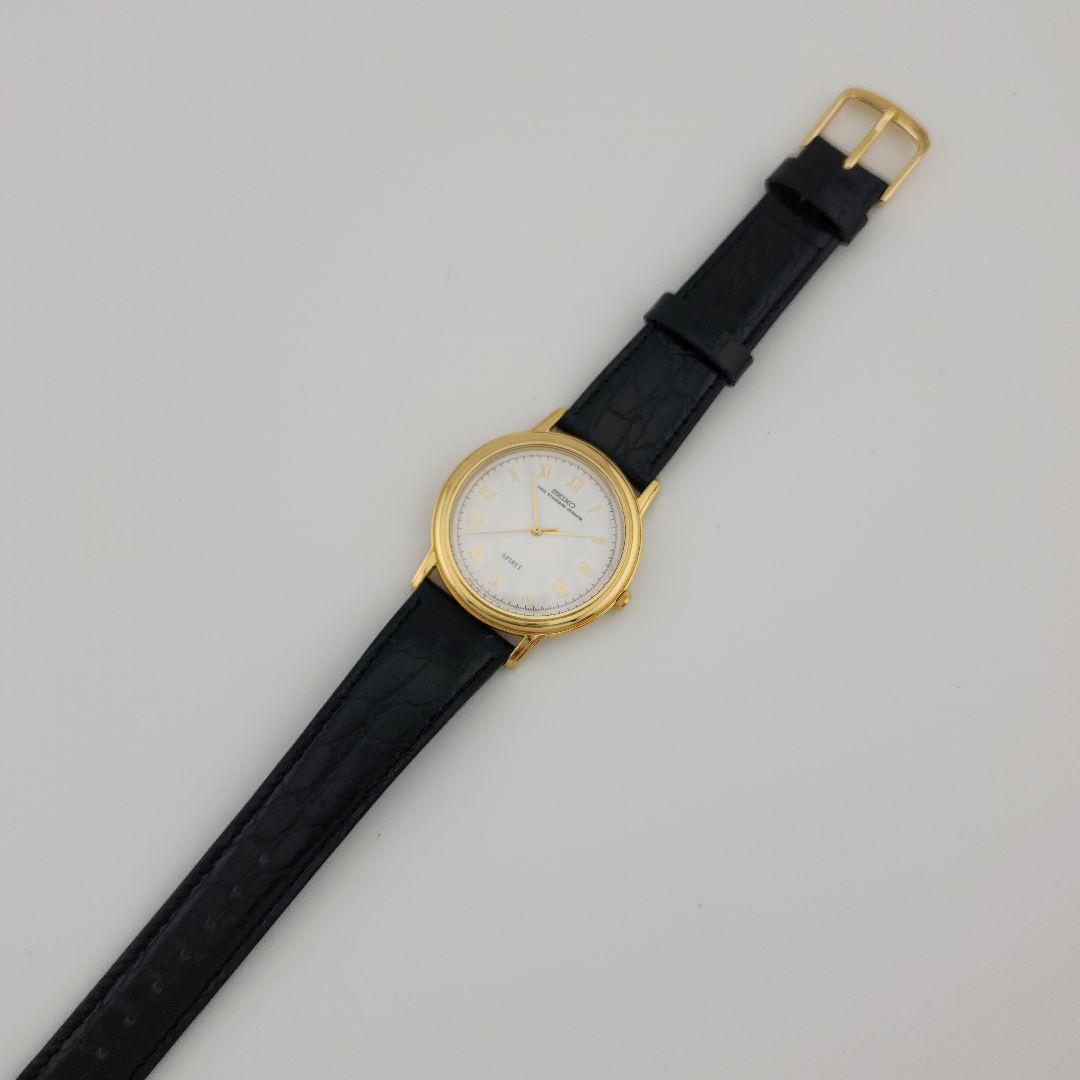 ​幻のデッドストックセイコー スピリット 8N41-7000裏蓋シール付 極美品