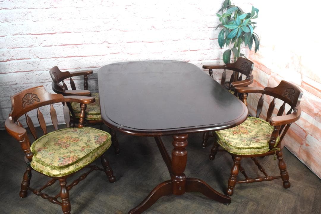 飛騨家具 WINDS 太平 ダイニングテーブル アンティーク調