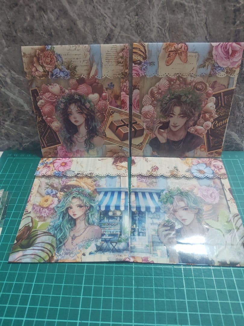 窓付き平袋4枚セット