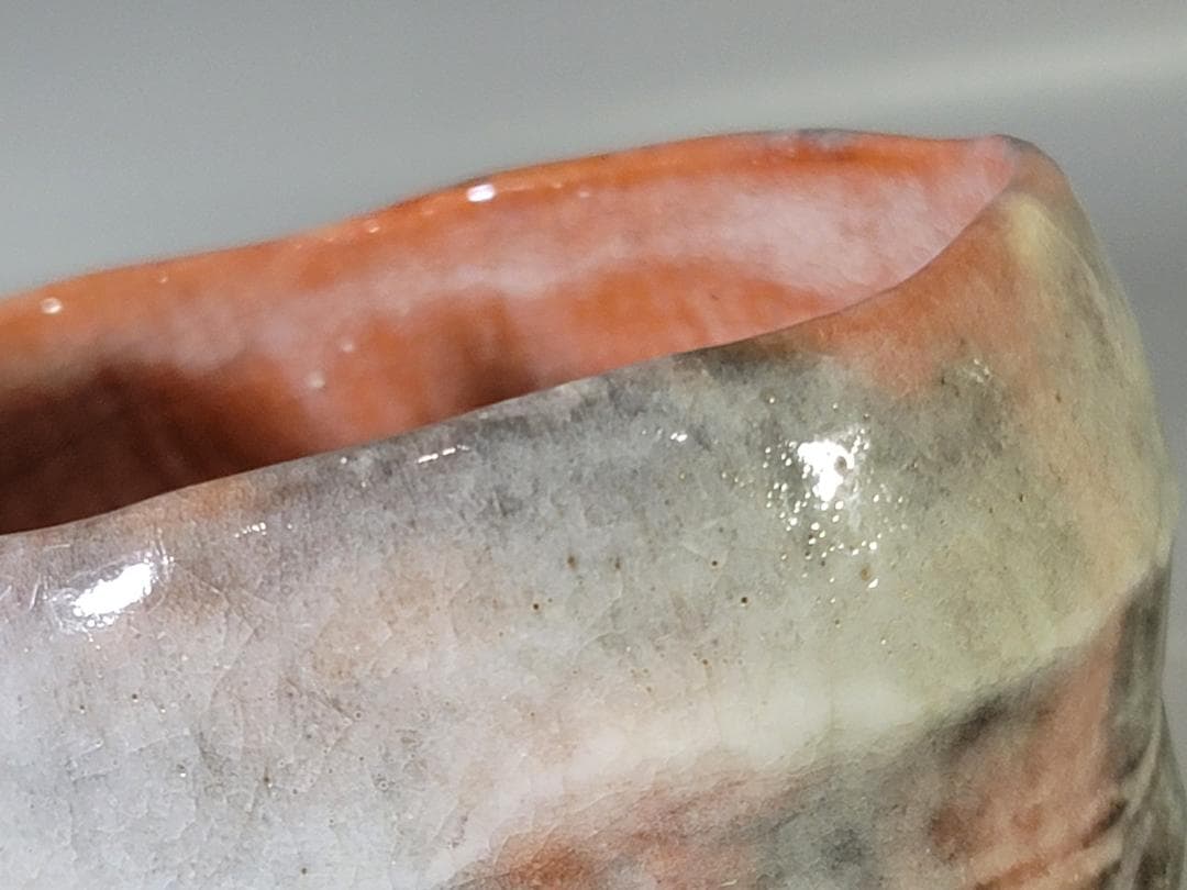 茶道具 小川長楽造 赤楽茶碗 共箱 DT759 - メルカリ