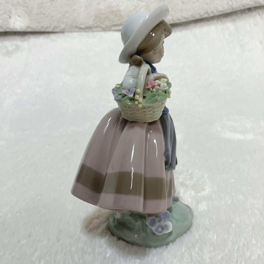 リヤドロ フィギュリン 4体セット 春の花 少女像 - メルカリ