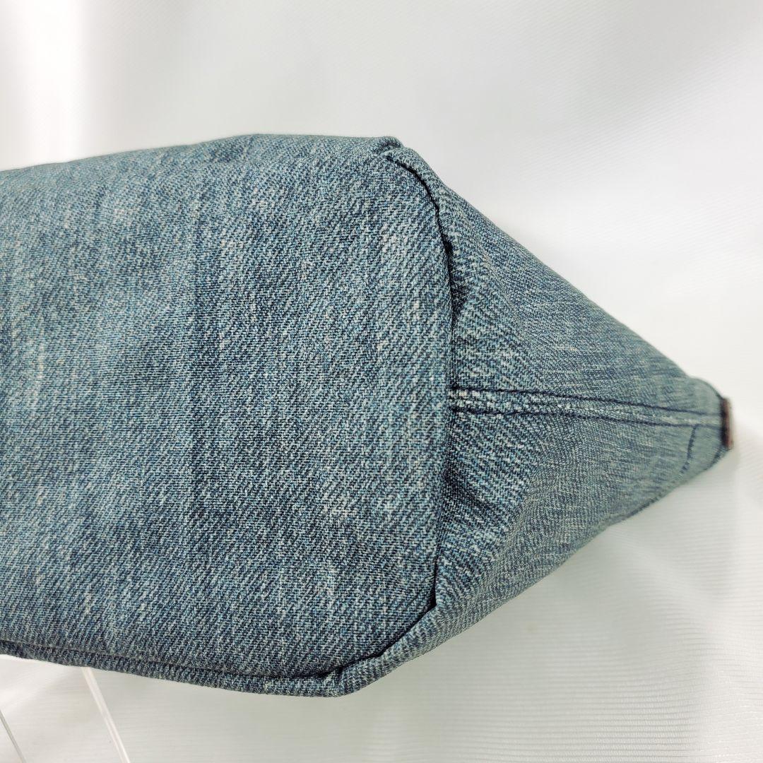 Dakota　デニム　バッグ　ダコタ　ハンドバッグ　ロゴ　レザー