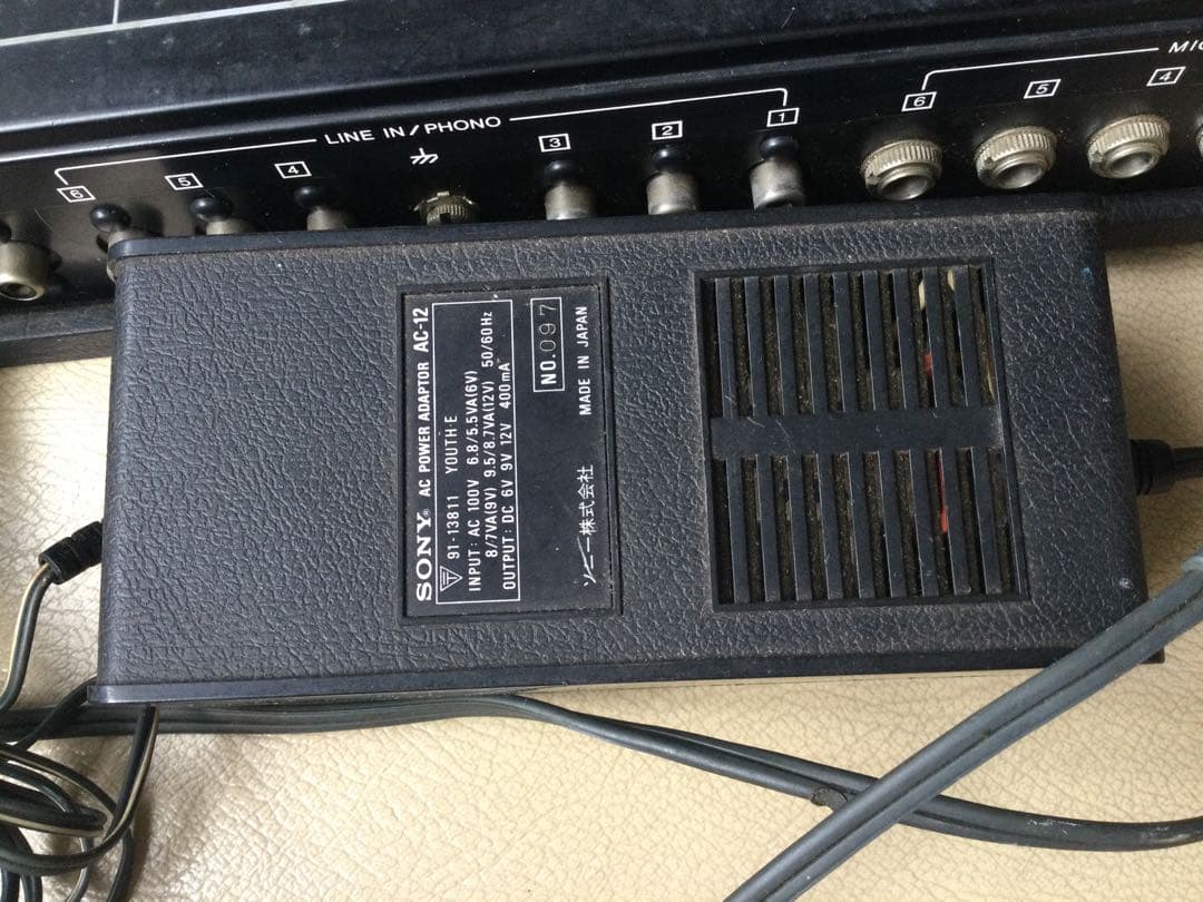 SONY 6チャンネルミキサー MX-610