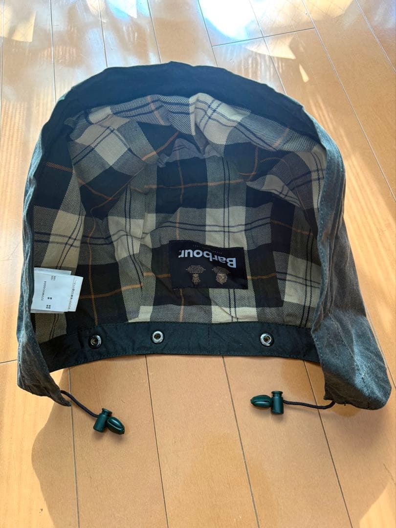 Barbour トランスポートwaxフード付き　セージ38