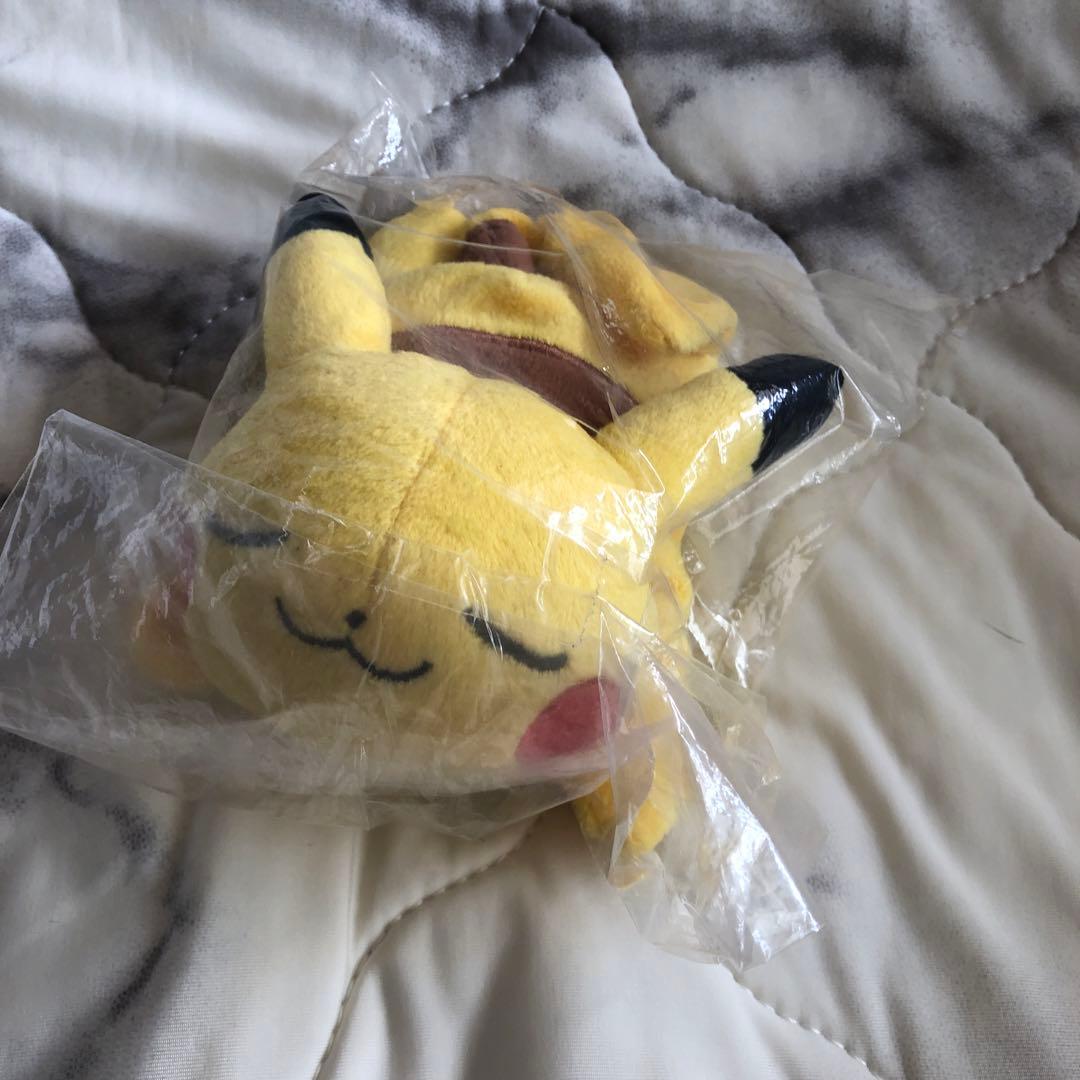 TOMY 1998 ポケットモンスター ピカチュウ ぬいぐるみ おやすみ タイプ