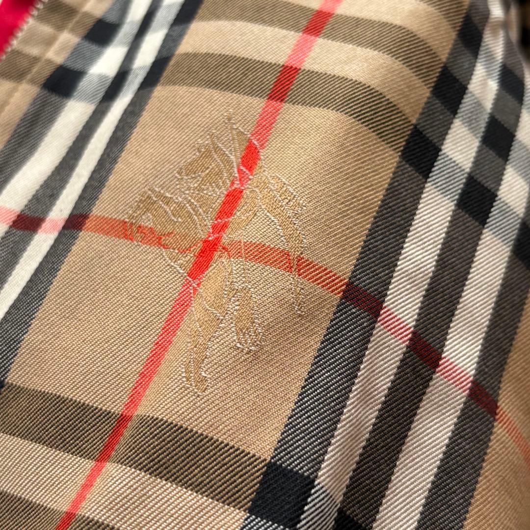 バーバリーズ☆Burberry☆スウィングトップ ジャケット ノバチェック 赤M