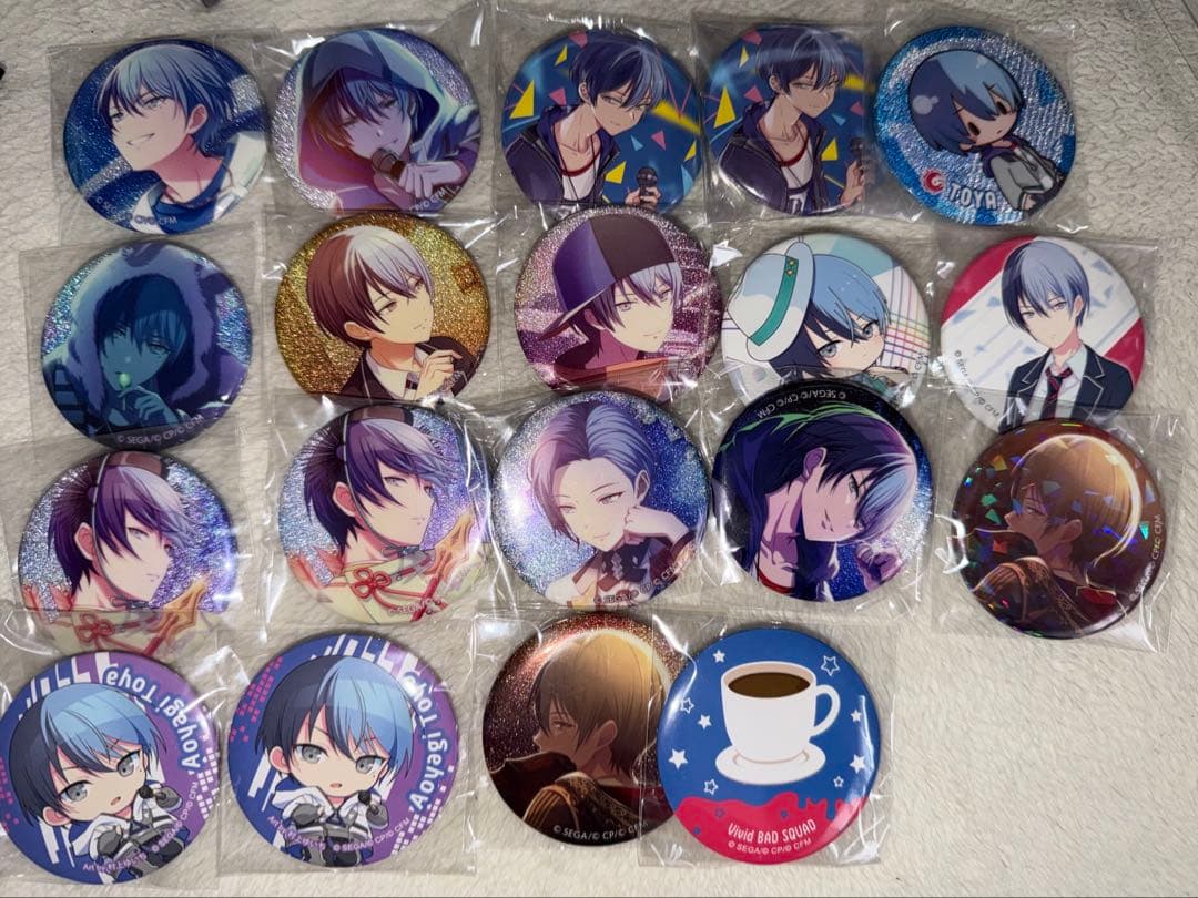 プロセカ 青柳冬弥 缶バッチ 計56個