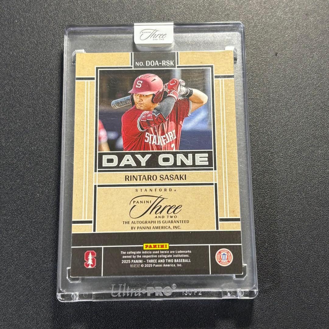 8枚限定 佐々木麟太郎 2025 Leaf ホークス ソフトバンク 直筆サイン