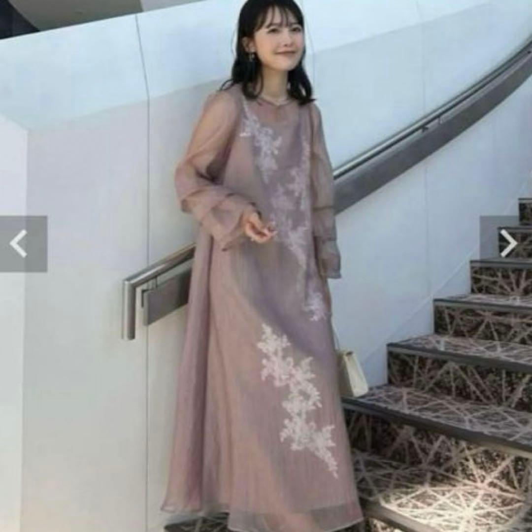 LE'RURE リルアー Sheer A-line onepiece S LERURE リルアー Sheer A