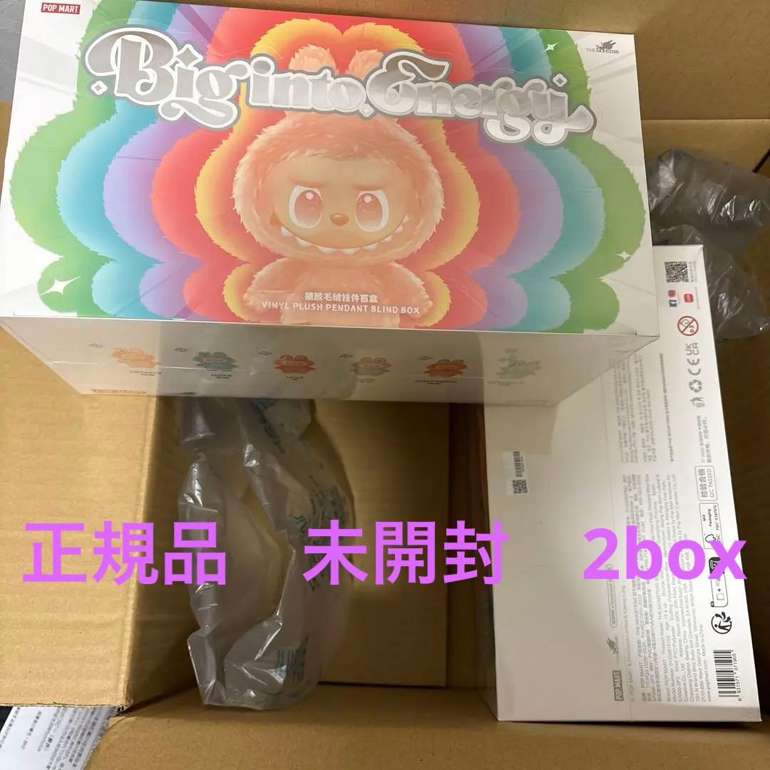 ラブブ　エナジー　アソートボックス　2箱 POP MART（ポップマート） 【正規品保証・即発送】 THE MONSTERS Big