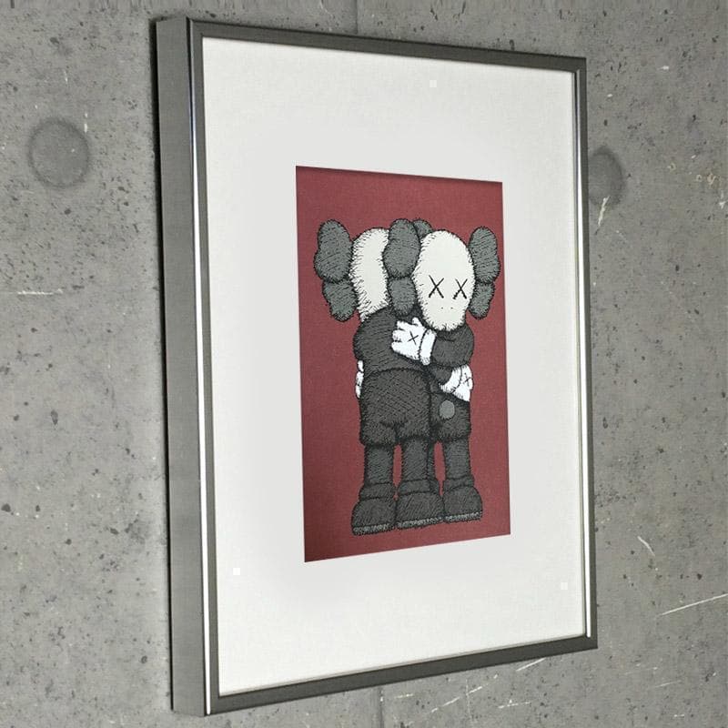 限定マット額装品/カウズ Kaws【TOGETHER 2018】USA