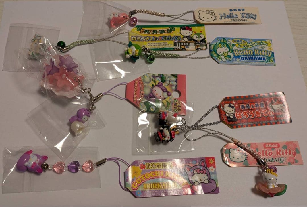 【値下げしました】ご当地キティ 根付ストラップ【まとめ売り】