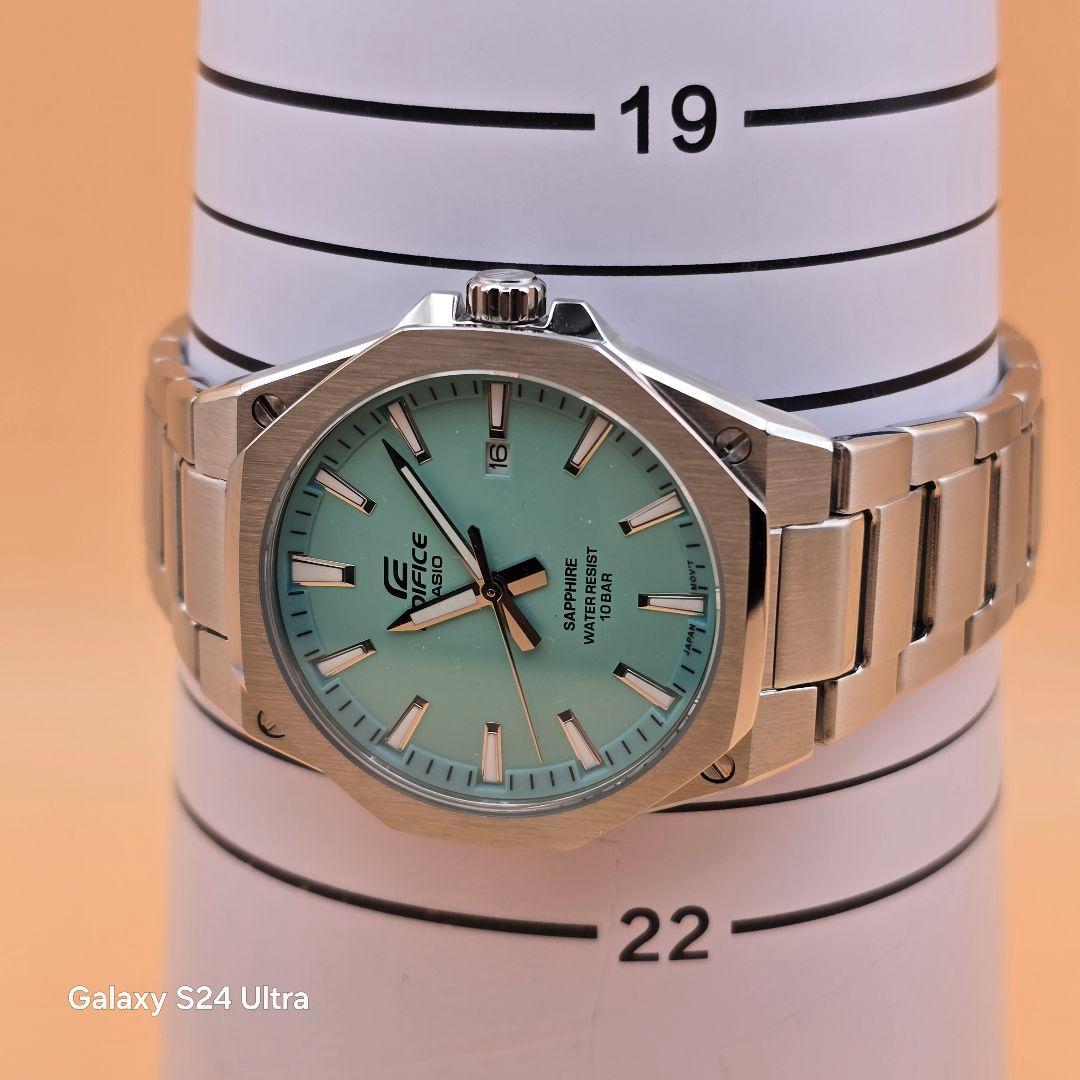 未使用 カシオ EDIFICE ターコイズブルー EFR-S108DJ-2BJF